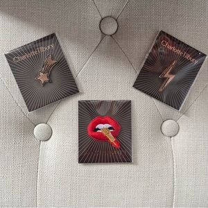 Charlotte Tilbury Set of 3 Fabric Patches NWT.